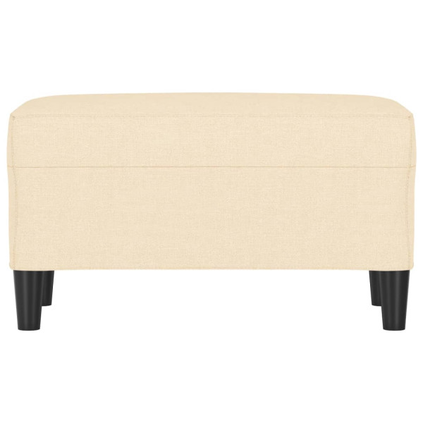 Banco de tela color crema 70x35x41 cm M 3