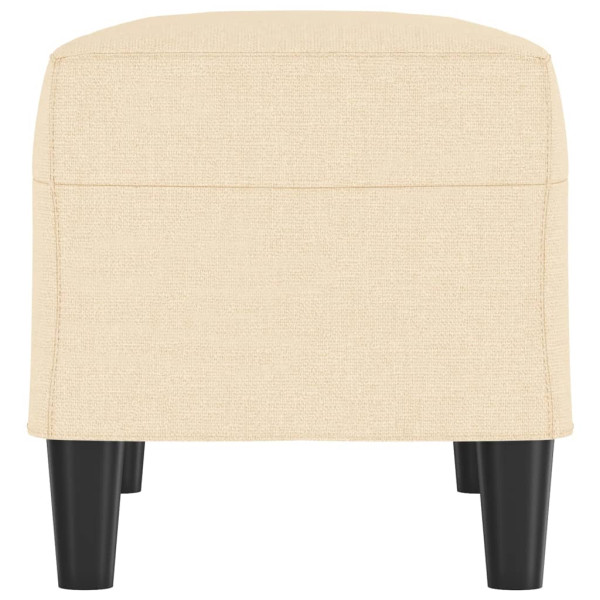 Banco de tela color crema 70x35x41 cm M 4