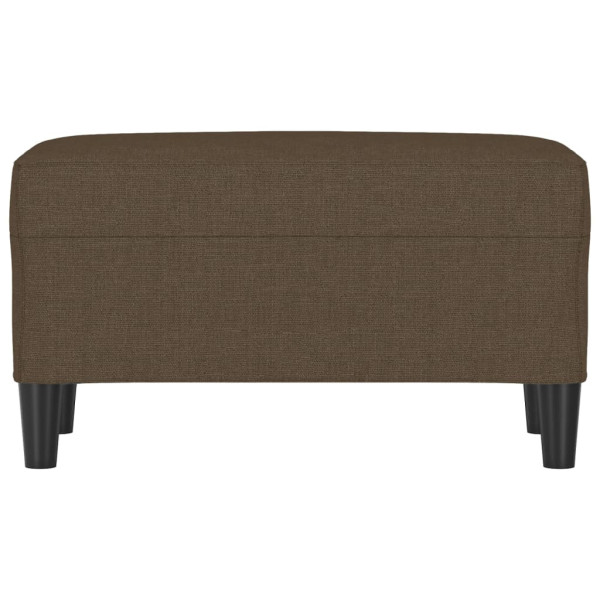 Banco de tela marrón 70x35x41 cm M 3