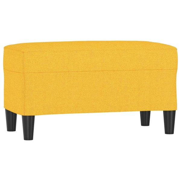 Banco de tela amarillo 70x35x41 cm M 2