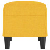 Banco de tela amarillo 70x35x41 cm 4