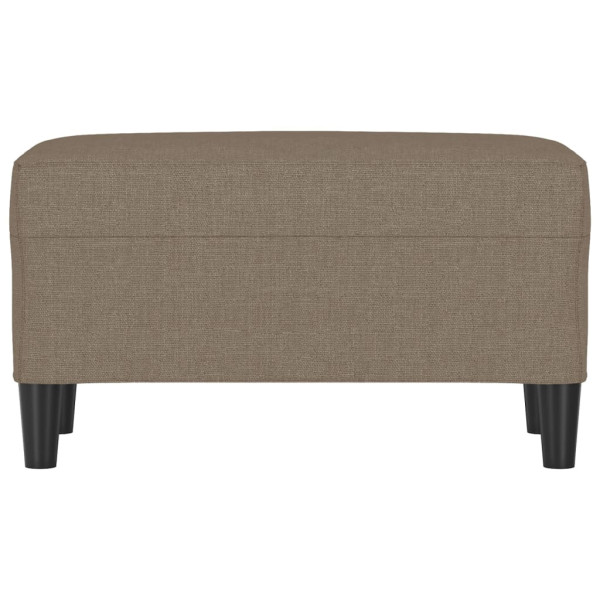 Banco de tela gris taupe 70x35x41 cm M 3