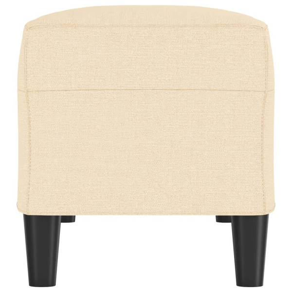 Banco de tela color crema 100x35x41 cm M 4