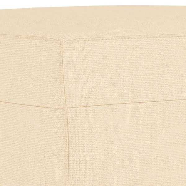 Banco de tela color crema 100x35x41 cm M 5