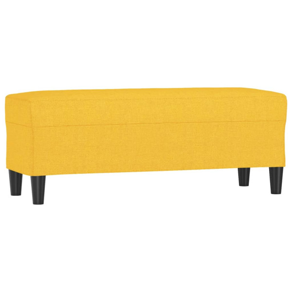 Banco de tela amarillo 100x35x41 cm M 2