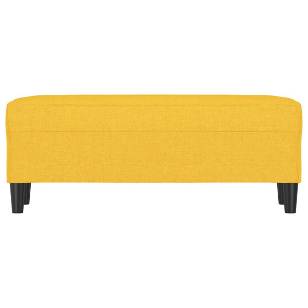 Banco de tela amarillo 100x35x41 cm M 3