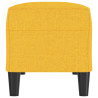 Banco de tela amarillo 100x35x41 cm 4