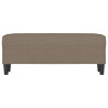 Banco de tela gris taupe 100x35x41 cm 3
