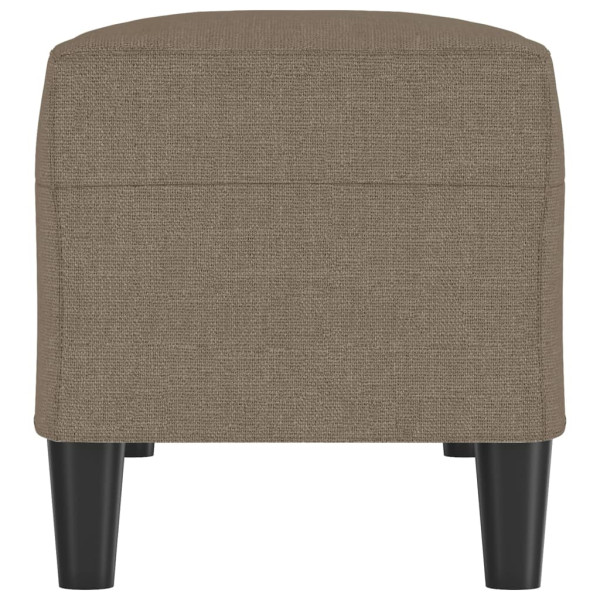 Banco de tela gris taupe 100x35x41 cm M 4