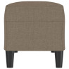 Banco de tela gris taupe 100x35x41 cm 4