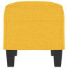 Banco de tela amarillo 70x35x41 cm 4