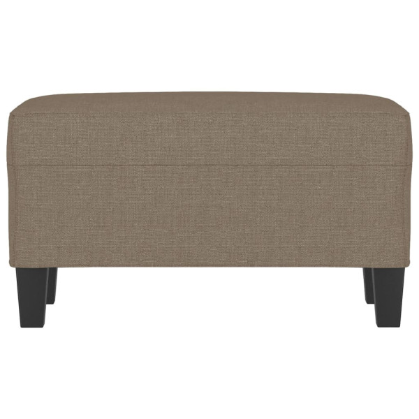 Banco de tela gris taupe 70x35x41 cm M 3