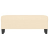 Banco de tela color crema 100x35x41 cm 3