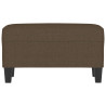 Banco de tela marrón 100x35x41 cm 3