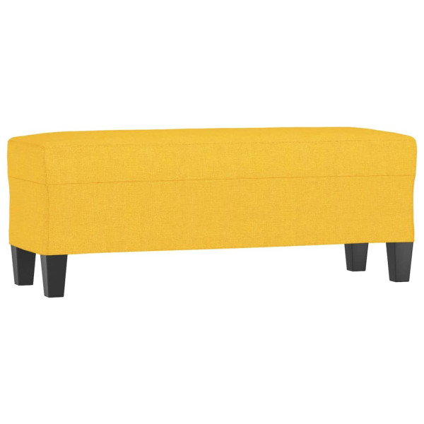 Banco de tela amarillo 100x35x41 cm M 2