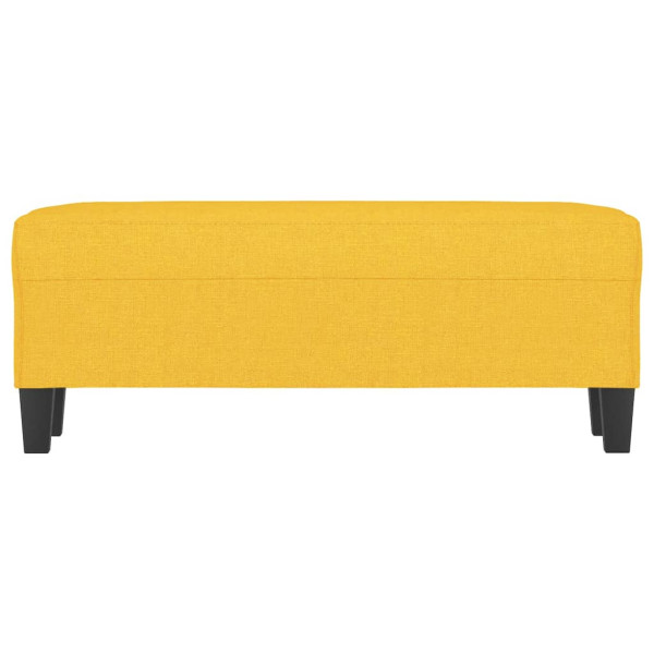 Banco de tela amarillo 100x35x41 cm M 3