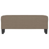 Banco de tela gris taupe 100x35x41 cm 3