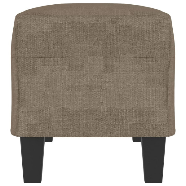 Banco de tela gris taupe 100x35x41 cm M 4