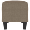 Banco de tela gris taupe 100x35x41 cm 4