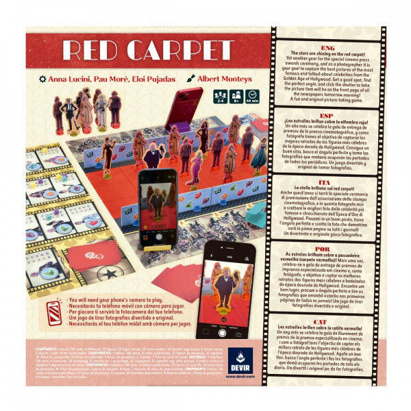 Juego de mesa RED CARPET pegi 8 M 3