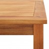 Mesa de centro de jardín madera maciza de acacia 60x60x36 cm 5