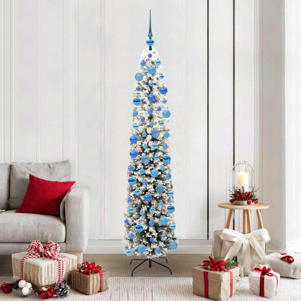 Árbol de Navidad artificial Verde 180 cm PVC. Acero y Plástico D