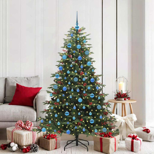 Árbol de Navidad artificial Verde 180 cm PVC. Metal y Plástico D