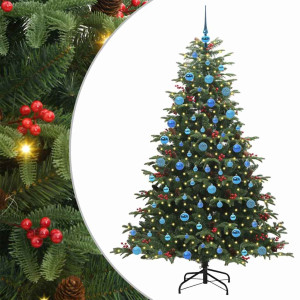 Árbol de Navidad artificial Verde 180 cm PVC. Metal y Plástico H