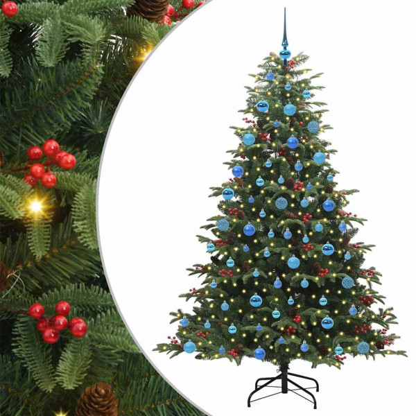 Árbol de Navidad artificial Verde 180 cm PVC. Metal y Plástico M 2