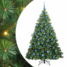 Árbol de Navidad artificial con 300 LED Verde 180 cm PE y PVC 2