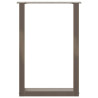 Patas para mesa de comedor en forma de U (2 unidades. acero natural. 50 x 72-73 cm) 5