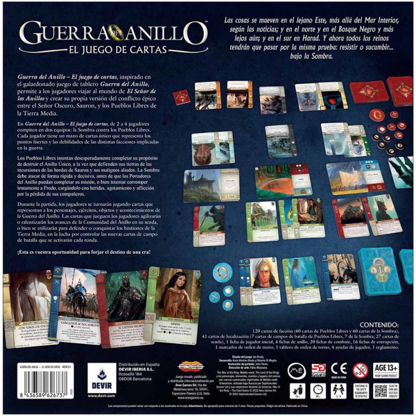 Juego de mesa GUERRA DEL ANILLO pegi 12 M 2