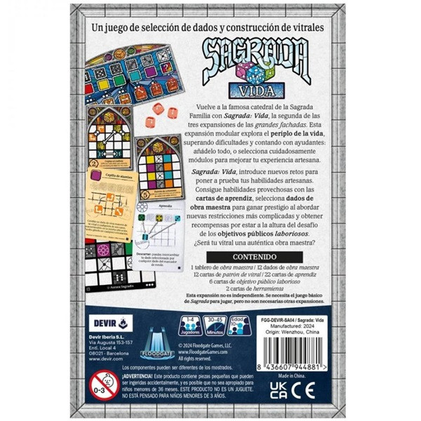 Juego de mesa SAGRADA VIDA pegi 10 M 2
