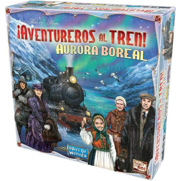 Juego de mesa ¡AVENTUREROS AL TREN! AURORA BOREAL pegi 8 D