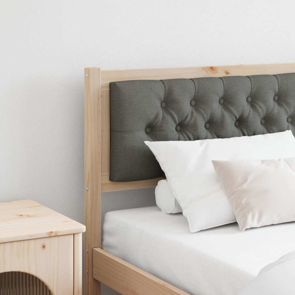 Cabecero Otro Negro y gris oscuro 180 cm Madera maciza de pino D