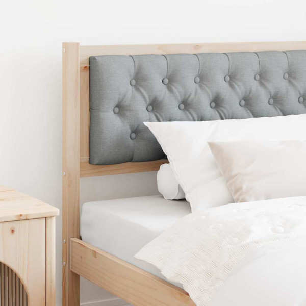 Cabecero Otro Marrón y gris claro 100 cm Madera maciza de pino D