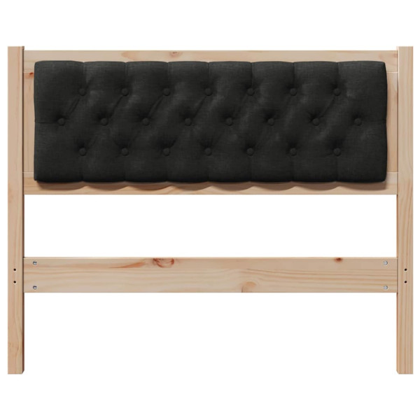 Cabecero Otro Marrón y negro 100 cm Madera maciza de pino M 4