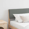 Cabecero tapizado Gris oscuro 200 cm Madera de pino macizo 1