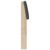 Cabecero tapizado Gris oscuro 180 cm Madera de pino macizo 5