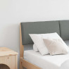 Cabecero tapizado Gris oscuro 120 cm Madera de pino macizo 1