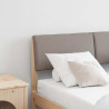 Cabecero tapizado Taupé 120 cm Madera de pino macizo 1