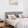 Cabecero tapizado Taupé 120 cm Madera de pino macizo 3