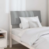 Cabecero tapizado Gris Claro 80 cm Madera de pino macizo 3