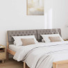 Cabecero tapizado Taupé 180 cm Madera de pino macizo 3