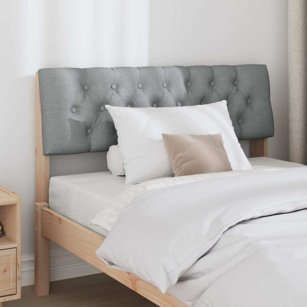 Cabecero tapizado Gris Claro 100 cm Madera de pino macizo M 3