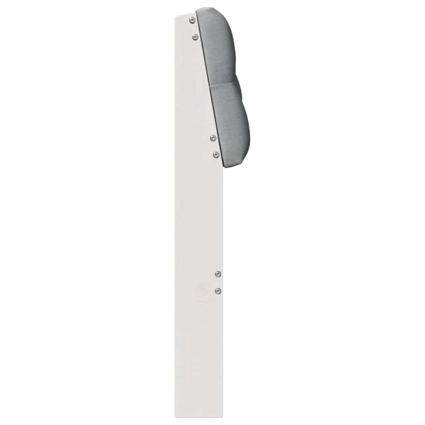 Cabecero tapizado Gris Claro 80 cm Madera de pino macizo M 5