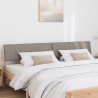 Cabecero tapizado Taupé 200 cm Madera de pino macizo 3