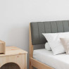 Cabecero tapizado Gris oscuro 180 cm Madera de pino macizo 1