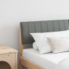 Cabecero tapizado Gris oscuro 150 cm Madera de pino macizo 1