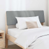 Cabecero tapizado Gris Claro 100 cm Madera de pino macizo 3